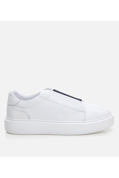 Hotiç Pantofi casual alb din piele pentru bărbați