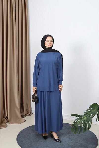NİSUM MODA Comfortable Sandy Skirt Suit