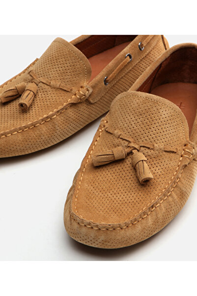 Hotiç Men's Leather Tan Loafer