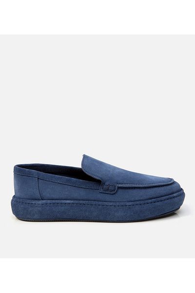 Hotiç Loafer din piele pentru bărbați, albastru bleumarin