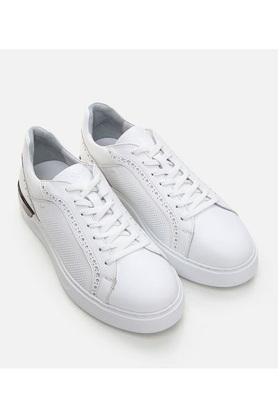 Hotiç Pantofi casual alb din piele pentru bărbați
