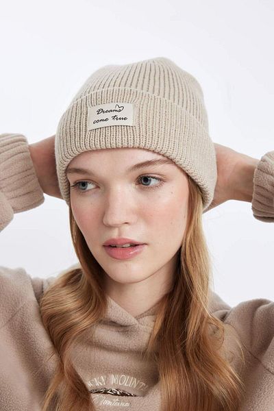 DeFacto Γυναικείο Υφαντό Label Beret A5637AX24WN