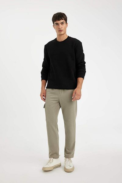 DeFacto Pantaloni de sport Slim Fit Slim Fit Cargo Buzunar cu picioare drepte D6090AX24AU