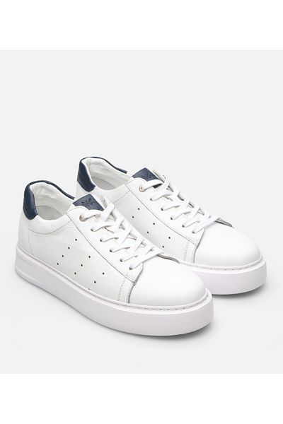 Yaya by Hotiç Men's Leather White Yaya Sports Shoes