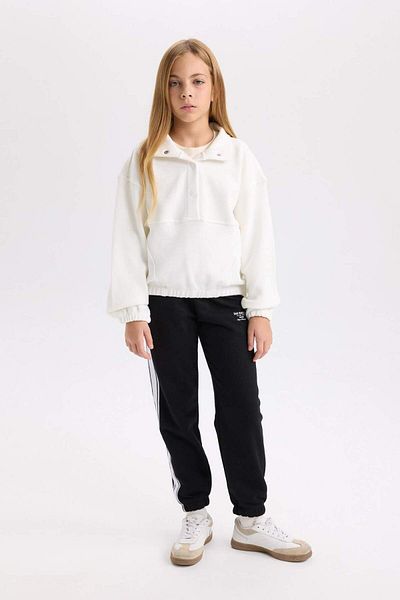 DeFacto Pantaloni de sport Jogger cu imprimeu cu talie elastică pentru fete D6567A824AU