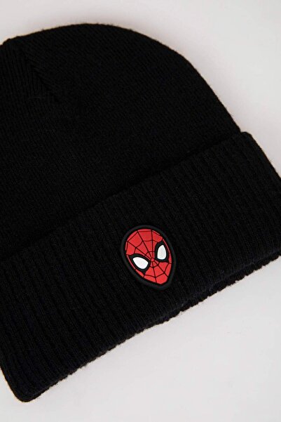 DeFacto Erkek Çocuk Marvel Spiderman Triko Bere C8639A824WN