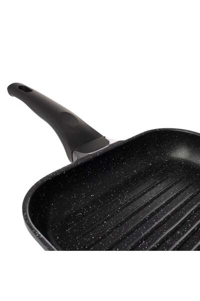Ella Home Italia Tigaie Grill, Aluminiu turnat, 24 cm