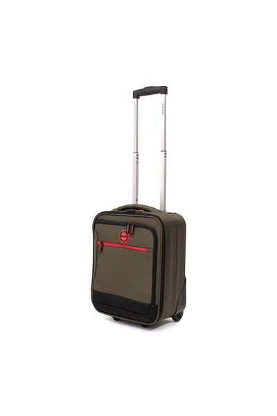 Ella Icon Troler Ella Icon Shadow cu 2 roti, Textil, 40x30x20 cm, Kaki