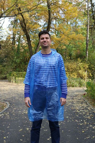 BSP Guard Pelerina de Ploaie - Model Poncho - Albastru - BSP Guard