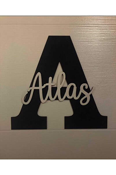 ARSERGROUP Bebek Ve Çocuk Odası Ahşap Harf Kapı Süsü Isimlik Bebek Kapı Süsü