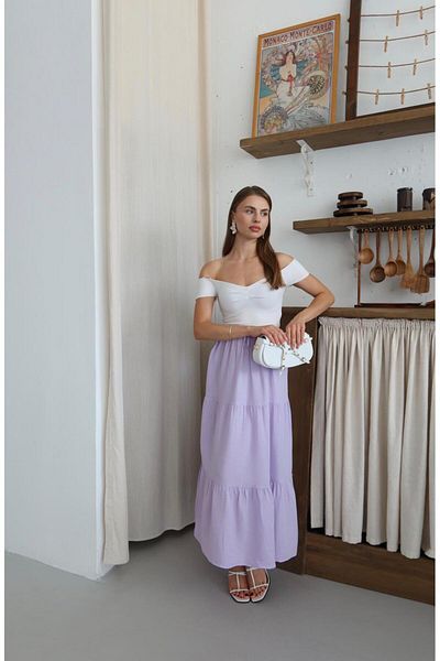 Patreon Ruffled Long Muslin Skirt
