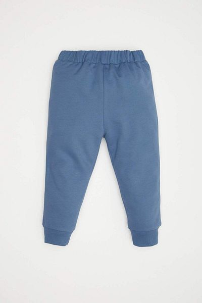 DeFacto Baby Boy 2 Piece Set Crew Neck Printed Sweatshirt Elastic Waist Kogger Sweatpants E0680A524Wn