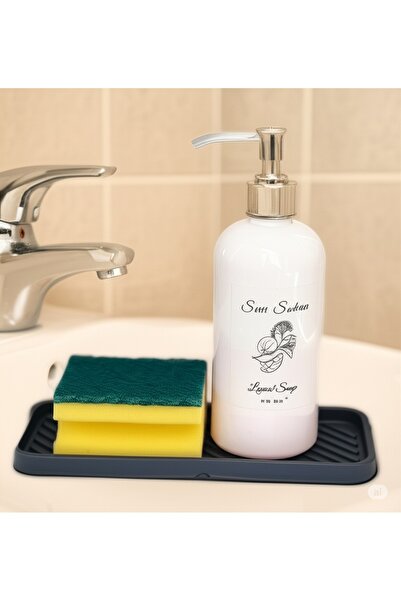 Dem Home Silicone Oil Pot Mat, Soap Dish Organizer, Soap Dish Mat, Oil Pot Stand Rectangular