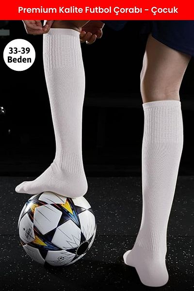 Dore Original 1 pereche de șosete lungi pentru copii, premium, absorbanți de transpirație și respirabili, pentru meci de fotbal, 33-39