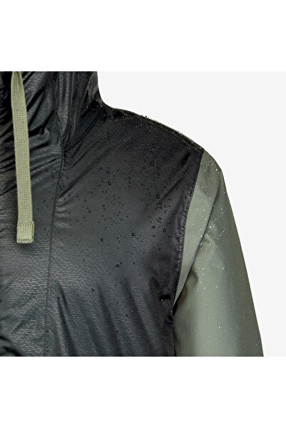 Decathlon Quechua Erkek Sıcak Tutan Outdoor Yağmurluk - Yeşil - NH100 -5 °C