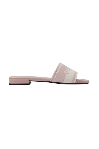 Prada Sport Logo Flat Slide Sandals