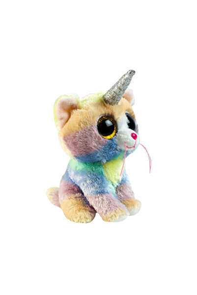 Genel Markalar Ty Beanie Boos Boynuzlu Kedi Peluş Heather 15 Cm |1 Adet|