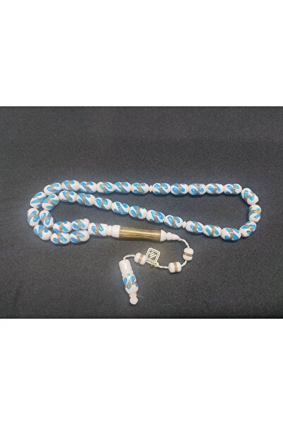 İskeçe Tesbih Cemil Usta Brodat și Certificat Camel Bone - 6964