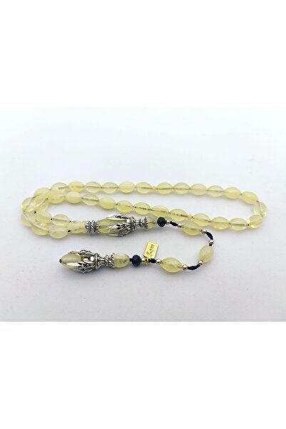 İskeçe Tesbih Silver Tailor Imame - Sızmak Amber Certified 7273