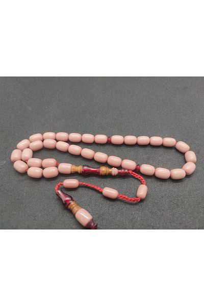 İskeçe Exclusive Emine Reşvani Master - Work Imame, Hitame, Kuka, Old Catalin Combination Crimped Amber 5203