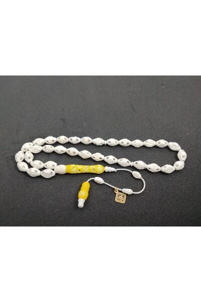 İskeçe Tesbih 7099 Model Natural Camel Bone - Sculptură completă în stilou, C...