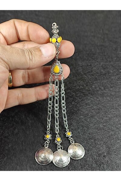 İskeçe Tesbih Επιχειρηματική Ασημένια Φούντα Ροζάριο