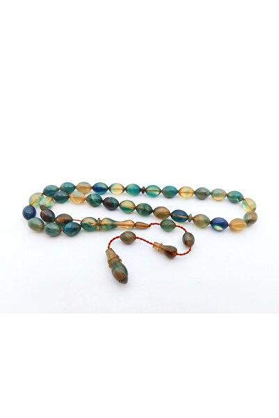 İskeçe Tesbih عبد الله الرئيسي ماستر العنبر - ألوان الأسبوع Guncel