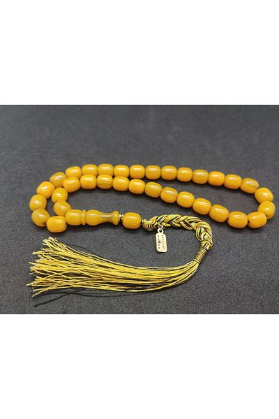 İskeçe Exclusive Osama Omari Master Artifact 50 de ani Roșu Imame Inclined German Faturan Tasbih Certified 8014