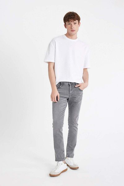 DeFacto Pedro Slim Fit Pantaloni slim-fit cu talie obișnuită D1828AX24AU