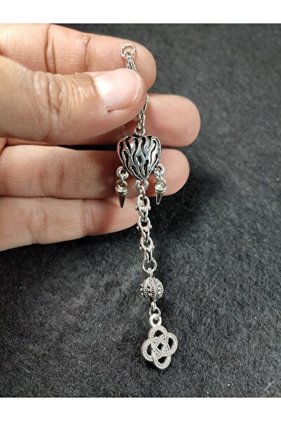 İskeçe Tesbih Nemačka srebrna molitvena perla sa resom