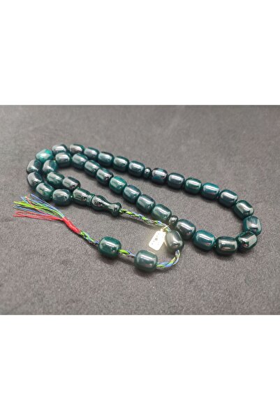 İskeçe Exclusive Osama Omari Master Artifact 50 Years Old Rooster Imam's Flared German Faturan Prayer Beads Certified 8006