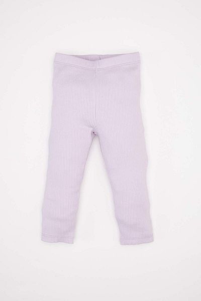 DeFacto Gesticktes, langärmliges, geripptes Baby-Pyjama-Set für Mädchen – D6802A5NS