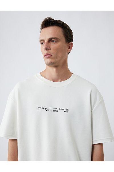Koton Tricou oversize imprimat cu mânecă scurtă