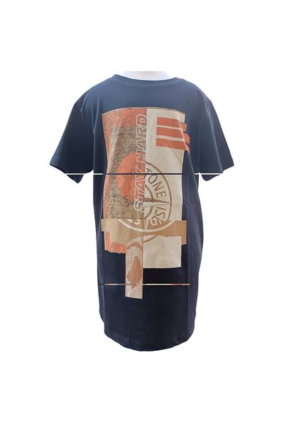 Çikoby Boy's T-Shirt Digital Printed Black