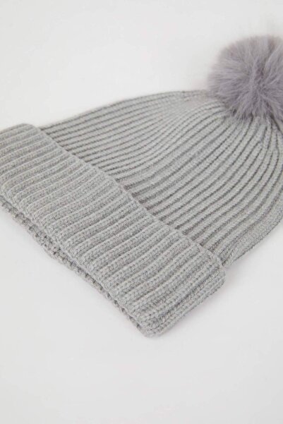 DeFacto Baskenmütze mit Pompon-Muster für Mädchen - C7643A824WN