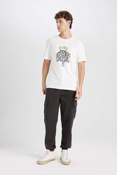 DeFacto Tricou cu mânecă scurtă Beetlejuice (1988) 100% bumbac D8515AX24AU