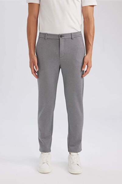 DeFacto Jogger Yazlık Kumaş Pantolon Basic Düz Cepli Düz Paça D3695AX24AU