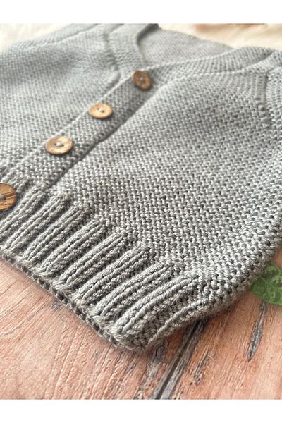 seraskids Smoked Knitted Vest For Baby Boy