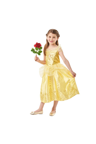 Disney Costum Belle - Frumoasa si Bestia pentru fete M 5-6 ani