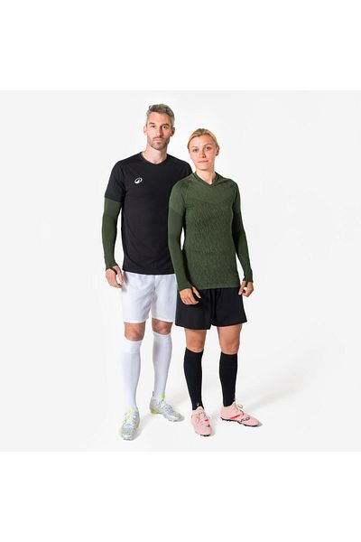 Decathlon Kipsta Adult Long Sleeve Thermal Top Underwear - Khaki - Keepdry - Football Underwear