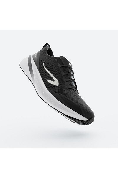 Decathlon Kiprun Men's Running Shoes - White/Black - Kiprun Cushion 500
