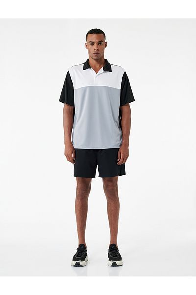 Koton Pantaloni scurți sport oversize din țesătură parașută, cu buzunar cu fermoar, cu talie elastică