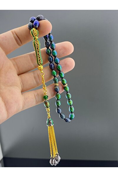 Tesbih Store Orijinal His Taşı Tesbih (Isıya göre renk değiştiren) Telkari Pü...