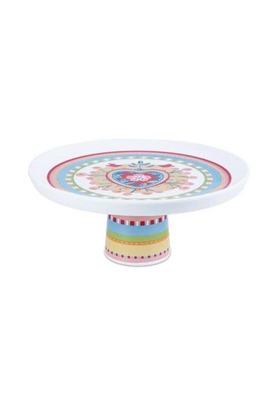 Baci Milano Mamma Mia Heart Patterned Presentation Plate 21 cm X 7 cm Cak1.Mam01