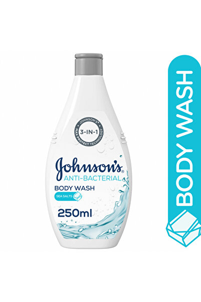 Johnson & Johnson غسول الجسم جونسون المضاد للبكتيريا بأملاح البحر 250 مل، منظ...
