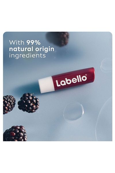 LABELLO Lip Balm Blackberry Shine 4.8g – Moisturising Lip Care with Natural Oils