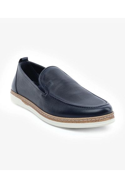 Greyder Pantofi casual pentru bărbați, albastru bleumarin, din piele naturală 5Y1UA62624