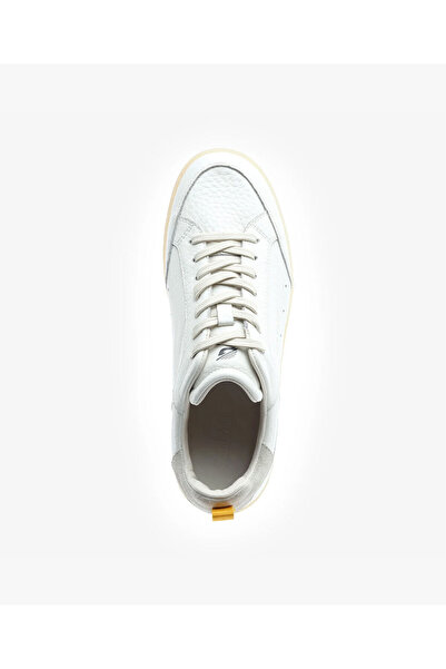 Greyder Erkek Beyaz Hakiki Deri Sneaker Ayakkabı 5Y1SA18520