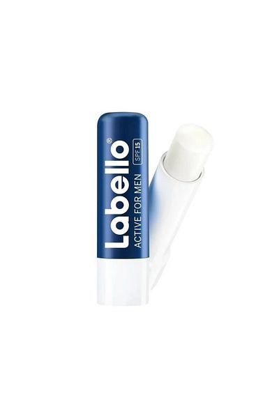 LABELLO Lip Balm for Men Active 4.8g – Moisturising Lip Care for Dry & Chapped Lips