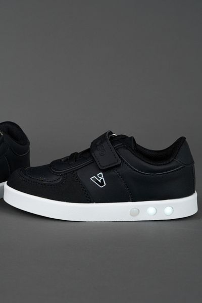 Vicco Sam Model Lighted Unisex Baby and Kids Sneakers Black Sneakers